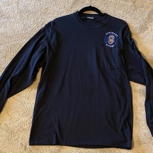 Jerzees Black Long Sleeve Tee with Pocket NWOT, never worn